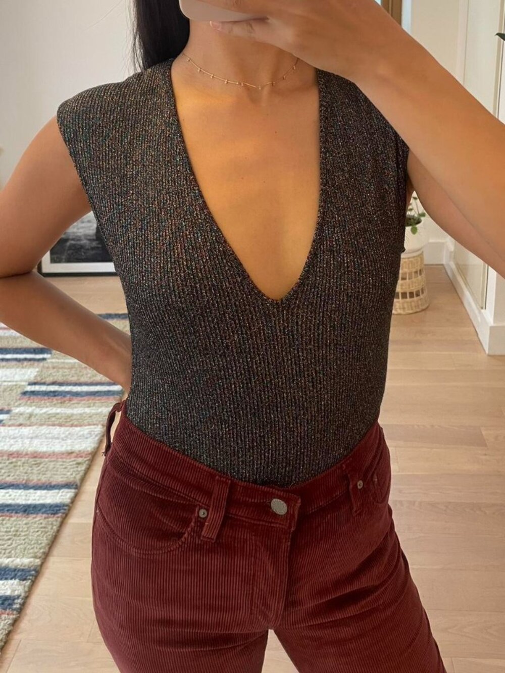 Sparkling 80s Inspired Bodysuit
